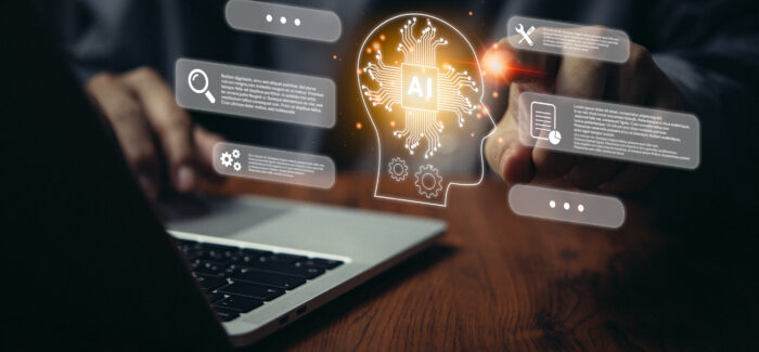 artificial chat Chat with AI or Artificial Intelligence. Digital chatbot, robot application, OpenAI generate. Futuristic technology. Le déploiement des systèmes d’intelligence artificielle à l’épreuve du droit social