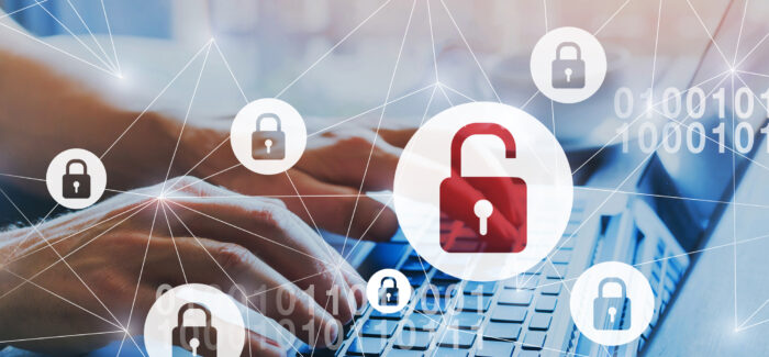 hacker attack and data breach, information leak concept, futuristic cyber background with broken lock Exploitation du fichier de journalisation informatique à des fins probatoires : les conditions posées par le juge